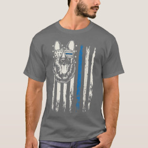 K9 Politieagent Politie Dog Costume German Sheper T-shirt