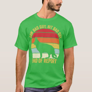 K9 Politieagent Politie Dog Einde rapport T-shirt