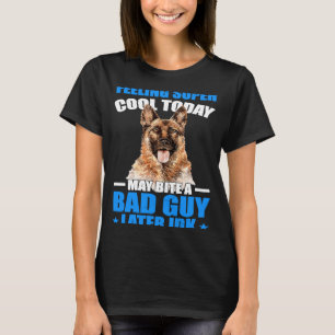 K9 Politiehond Ik mag bijten een slechterik K9 Pol T-shirt