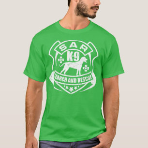 K9 SAR zoeken en redden (4) T-shirt