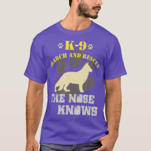 K9 Search Rescue Team Duitse Herder Hond GSD T-shirt