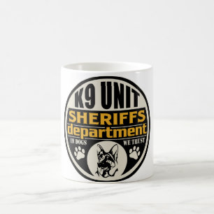 K9 Sheriff's Department Koffiemok