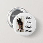 K9 Soldaten Button (Voorkant /achterkant)