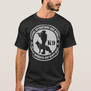 K9   Speciale bewerkingen Dog Handler T-shirt