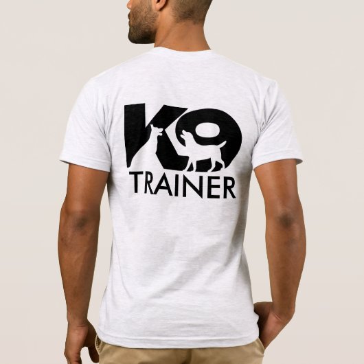 K9 Trainer - K9 begeleider T-shirt (Achterkant)