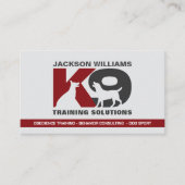 K9 Training - hondentrainer - hondengedragsdeskund Visitekaartje (Voorkant)