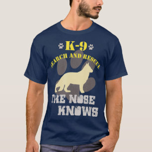 K9 Zoek en reddingGerman Shepherd Dog GSD T-shirt