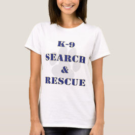 K9 Zoeken en redden v2 T-shirt