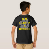 K9 Zoeken en redden v2 T-shirt (Achterkant volledig)