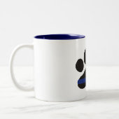 K-9 Blue Line Pw Print Coffee Mok (Links)
