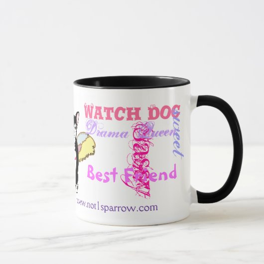 K-9 Cutie avec une tasse de cause (Droite)
