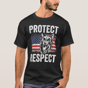 K 9 Duitse Herdershond Politiehond Wetsuitvoering T-shirt