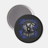 K-9 Eenheid - Jaws of Justice Magneet (Voorkant / Achterkant)