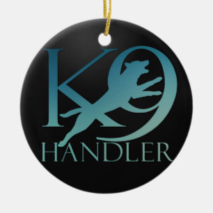 K-9 Handler - Dog Trainer - Malinois Keramisch Ornament