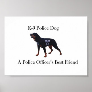 K-9 Poster politiehond