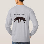 K-9 shirt voor opsporing en redding (Achterkant)