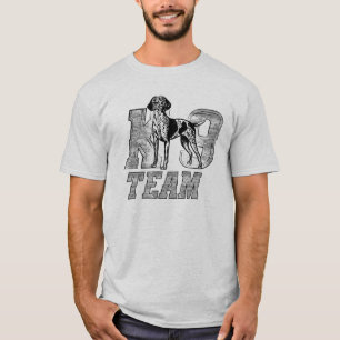 K-9-team - Duitse Shorthaired Pointer T-shirt
