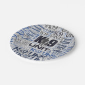 K-9 Unit — Police Dog Unit Papieren Bordje (Gekanteld)