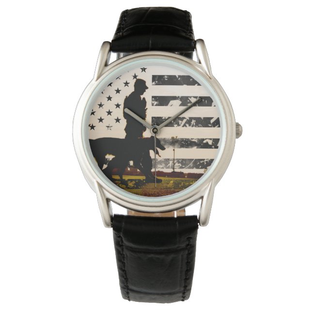 K-9-werkende hond horloge (Voorkant)