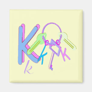 K - Alphabet Magnet Magneet