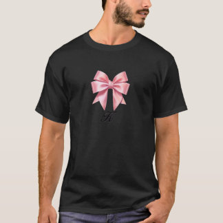 K Bow Coquette strik girlcore Y2K esthetiek T-shirt