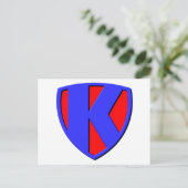 K BRIEFKAART (Staand voorkant)