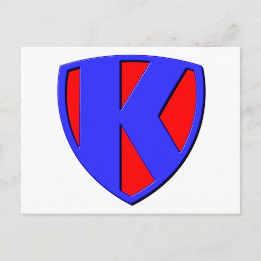 K BRIEFKAART (Voorkant)