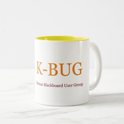 K-BUG MUG (intérieur jaune) (Devant droit)