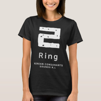 K cultuur Koreaans alfabet Hangul Consonant 1 T-shirt