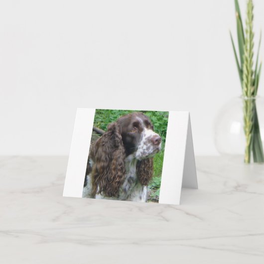 "K.D." Notecard Kaart (Voorkant)