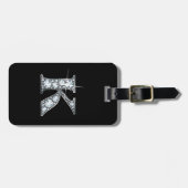 K "Diamond Bling" Bagage Label (Voorkant horizontaal)