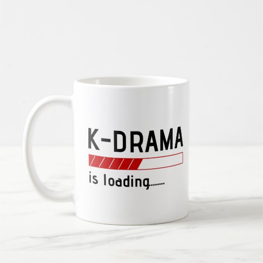 K-drama est en cours de chargement... - Mug (Gauche)