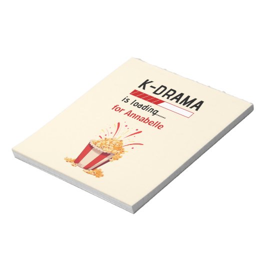 K-Drama is loading Personalized  Notitieblok (Gedraaid)