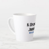 K Drama Junkie Latte Mug (Angle gauche)