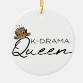 K-drama Queen Ceramic Ornament (Voorkant)