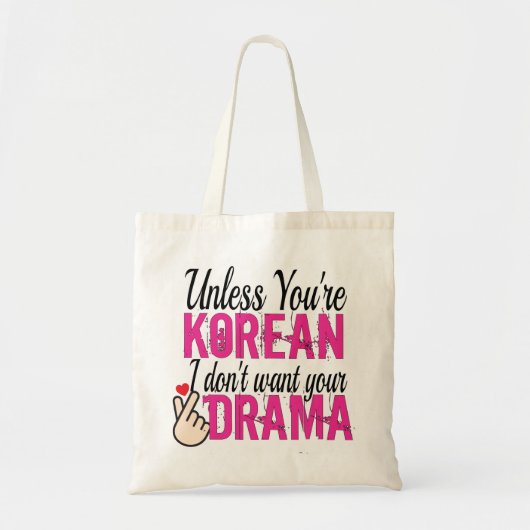 K-Drama Tote Bag (Voorkant)