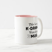 K-Drama Watching Mug (Devant droit)