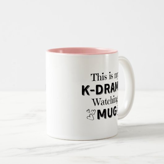 K-Drama Watching Mug (Devant droit)