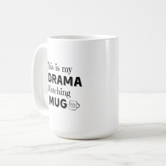 K-Drama Watching Mug (Devant gauche)
