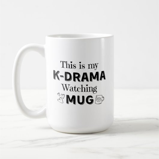 K-Drama Watching Mug (Gauche)