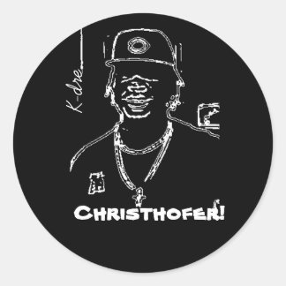 K-Dre Ronde Sticker