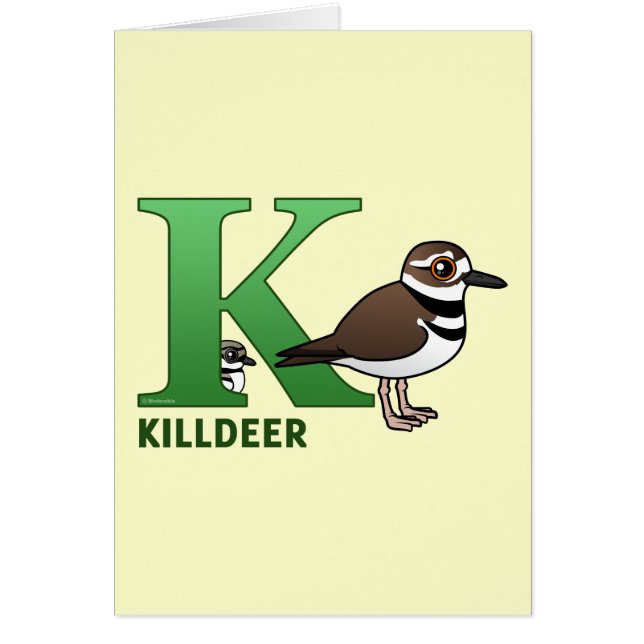 K est pour le Killdeer (Devant)