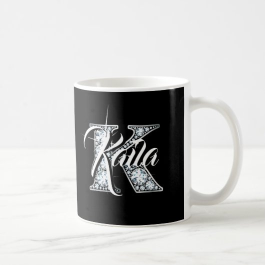 K Faux Diamond Coffee Mug (Droite)