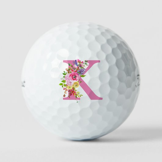K Floral Golfballen (Voorkant)