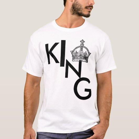 K, I, N, G T-SHIRT (Voorkant)