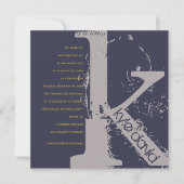 K Invitation du Bat mitzvah de la barre de collect (Devant)