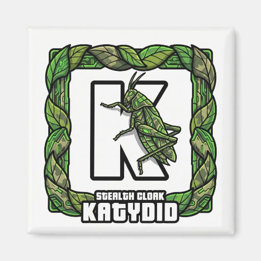 K is for Katydid – GTA Style ABC Learning Magnet (Devant)