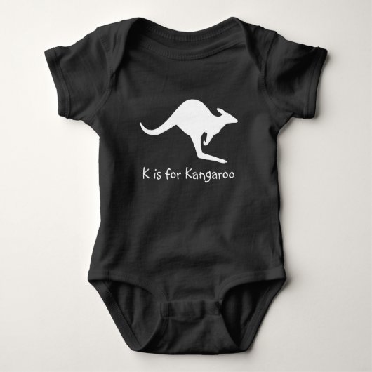 K is voor Kangoeroe Romper (Voorkant)
