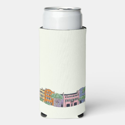 K & J Charleston, SC Bruiloft Tall Koelbox (Seltzer Voorkant)