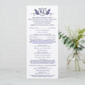 K&J Wedding Ceremony Programma (Staand voorkant)